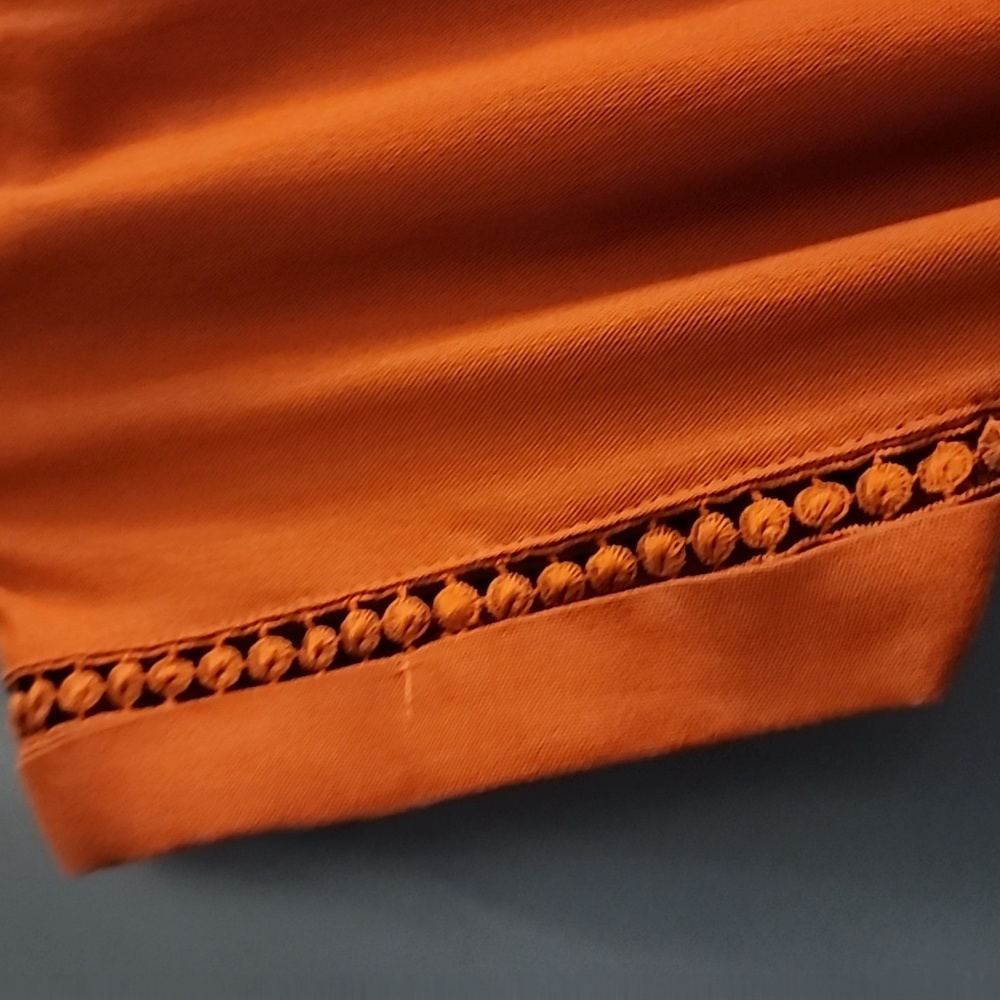 Mine Rust Dress with Tie Waist - Picture 2 of 4